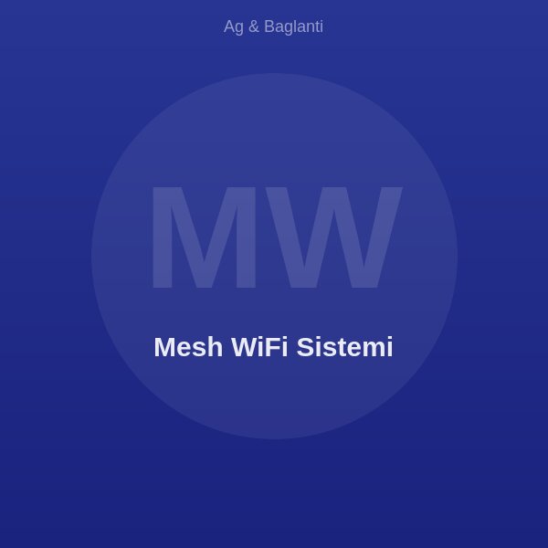 Mesh WiFi Sistemi (3lu)